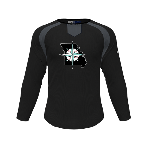 [CUS-DFW-PULL-FLC-CNK-LSL-BLK-YS-LOGO3] Pullover (Youth S, Black, Logo 3)