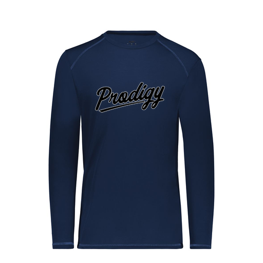 [6845.065.S-LOGO2] Men's SoftTouch Long Sleeve (Adult S, Navy, Logo 2)