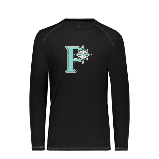 [6846.080.S-LOGO1] Youth SoftTouch Long Sleeve (Youth S, Black, Logo 1)