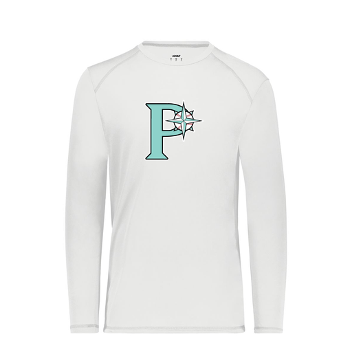 [6846.005.S-LOGO1] Youth SoftTouch Long Sleeve (Youth S, White, Logo 1)