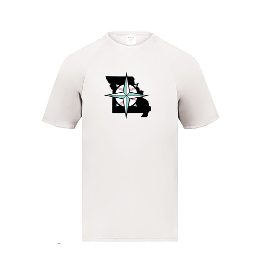 [2791.005.S-LOGO3] Youth Smooth Sport T-Shirt (Youth S, White, Logo 3)