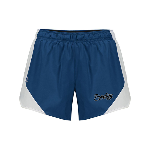 [229489.H03.S-LOGO2] Girls Olympus Shorts (Female Youth S, Navy, Logo 2)