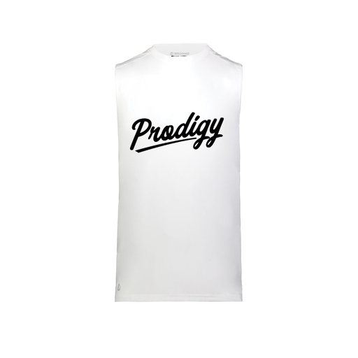 [222593.005.S-LOGO2] Men's CoolDry TankTop (Adult S, White, Logo 2)